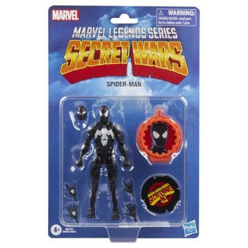 Marvel Legends Retro Spider-Man Figure with Articulated Design