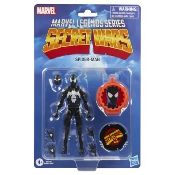 Marvel Legends Retro Spider-Man Figure with Articulated Design