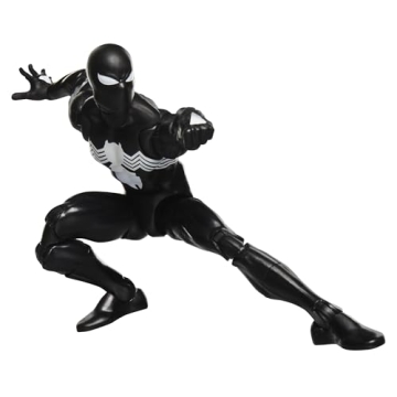 Marvel Legends Retro Spider-Man Figure with Articulated Design