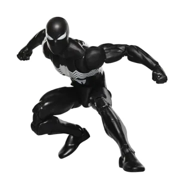 Marvel Legends Retro Spider-Man Figure with Articulated Design