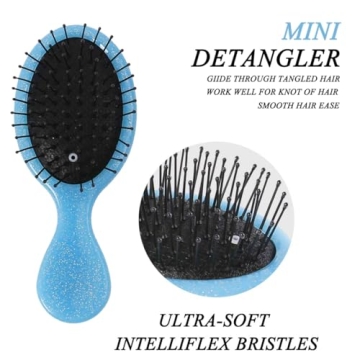 Toddler Detangler Hair Brush Set - Pain-Free Travel Solutions