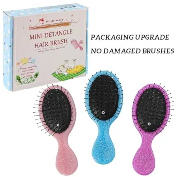 Toddler Detangler Hair Brush Set - Pain-Free Travel Solutions