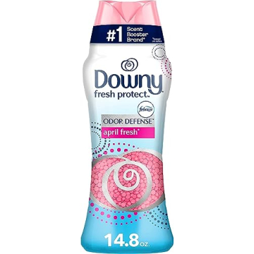 Downy Fresh Protect Laundry Scent Booster Beads with Febreze Odor Defense, April Fresh, 14.8 oz