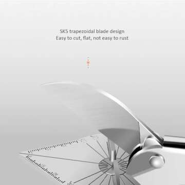 Multi Angle Miter Shear Cutter Hand Tools,45-135 Degree Adjustable Angle Scissors Trim Shears Tools for Vinyl Wood Molding Trim