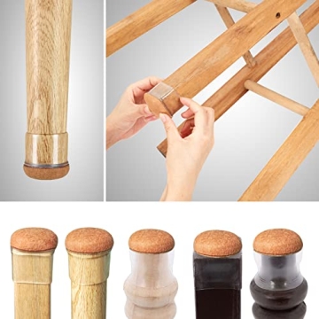 Premium Chair Leg Floor Protectors for Hardwood Floors