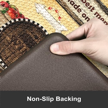 KIMODE Rooster Kitchen Mats – Stylish Anti-Fatigue Comfort