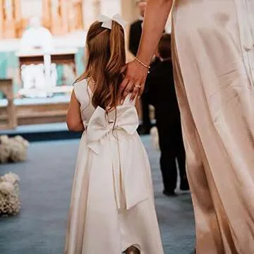 Elegant MCieloLuna Flower Girl Dresses in Pink