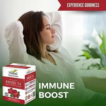 Organic Hibiscus Tea Bags - Supports Heart Health & Wellness