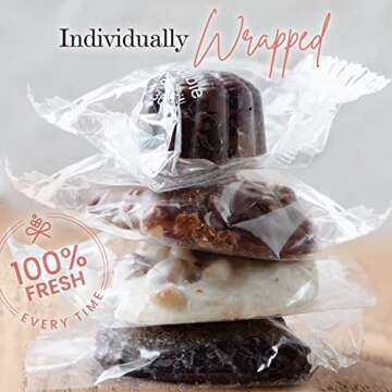 Valentines Day Gift Basket for Women | Chocolate Gift Box for Woman | Prime Gift Set for Holidays, Mom, Wife, Girlfriend, Lover, Romantic | Bonnie and Pop