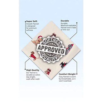 PajamaGram Women’s Flannel Christmas Pajamas Set