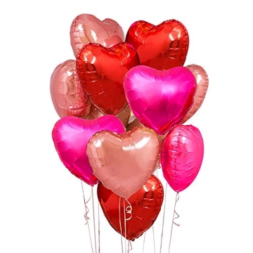 Heart Foil Balloons - Romantic Decorations for Any Event