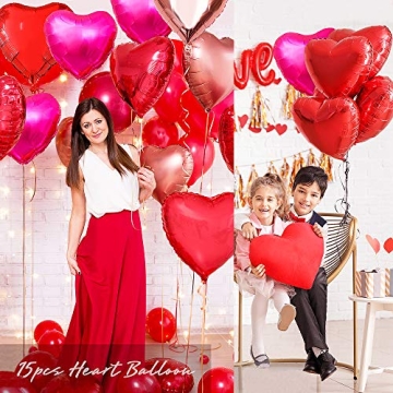 Heart Foil Balloons - Romantic Decorations for Any Event