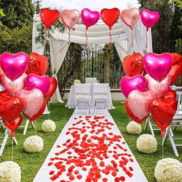 Heart Foil Balloons - Romantic Decorations for Any Event