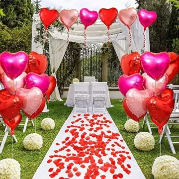 Heart Foil Balloons - Romantic Decorations for Any Event