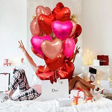 Heart Foil Balloons - Romantic Decorations for Any Event