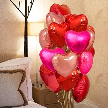 Heart Foil Balloons - Romantic Decorations for Any Event