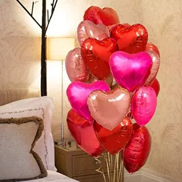 Heart Foil Balloons - Romantic Decorations for Any Event