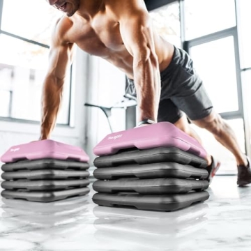 Yes4All Height Adjustable Aerobic Step Platform for Workout
