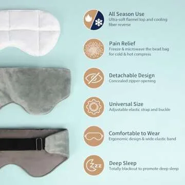 Mr. Sandman Weighted Eye Mask for Comfortable Sleep