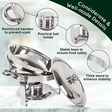 IMACONE Chafing Dish Buffet Set for Catering Events