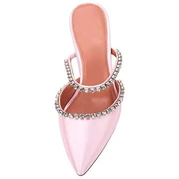 VETASTE Women's Pointed Toe Strappy Heels for Weddings