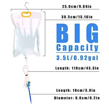 Puininhuy Plant Self Watering Spikes - Automatic Drip Irrigation Kit for Indoor & Outdoor Potted Pla...