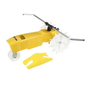 Nelson Rain Train Traveling Sprinkler for Yard, Heavy Duty Rotating Lawn Sprinkler with Large Area C...