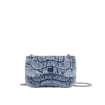 JW PEI Women's Tina Quilted Crossbody - Stylish Denim Blue