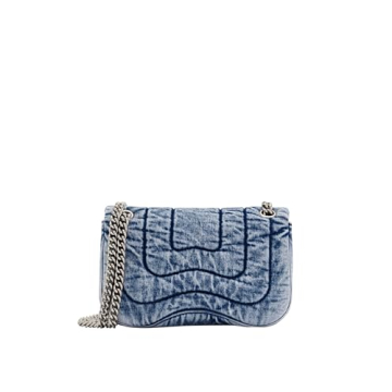 JW PEI Women's Tina Quilted Crossbody - Stylish Denim Blue