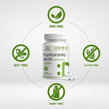 Hyaluronic Acid Supplements 1,500mg – 240 Capsules