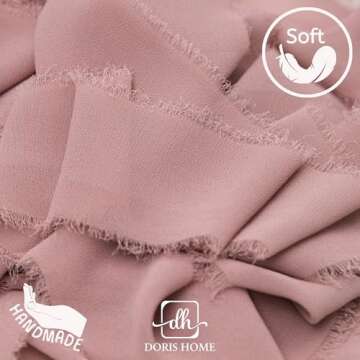 Mauve Chiffon Ribbon - Elegant DIY Craft Solution