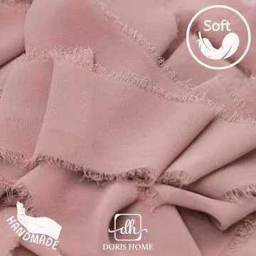 Mauve Chiffon Ribbon - Elegant DIY Craft Solution