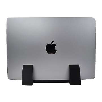 .gcode Vertical Laptop Stand Holder, Fits MacBook, Surface, Samsung, HP, Dell, Chromebook, Ipad, Tab...
