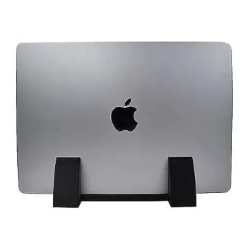.gcode Vertical Laptop Stand Holder, Fits MacBook, Surface, Samsung, HP, Dell, Chromebook, Ipad, Tab...