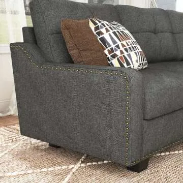 HONBAY L Shaped Couch for Small Apartments