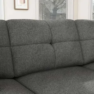 HONBAY L Shaped Couch for Small Apartments