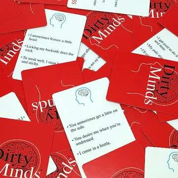 TDC Games Dirty Minds Card Game, Hilariously Twisted Party Card Game, Card Game for Bachelorette Par...