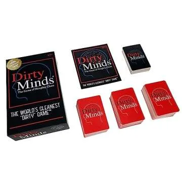 TDC Games Dirty Minds Card Game, Hilariously Twisted Party Card Game, Card Game for Bachelorette Parties, Party Games for Game Night, Naughty Clues with Clean Answers