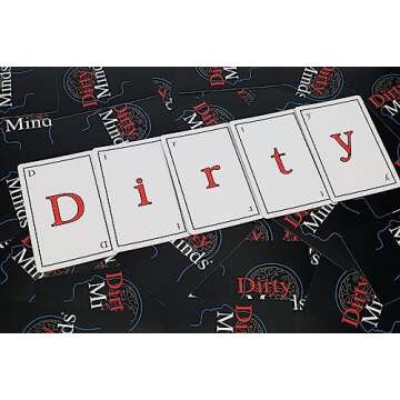 TDC Games Dirty Minds Card Game, Hilariously Twisted Party Card Game, Card Game for Bachelorette Parties, Party Games for Game Night, Naughty Clues with Clean Answers