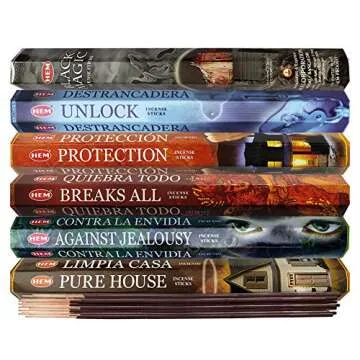 Hem Incense Sticks Variety Pack with Holder and Fragrances