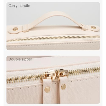 LETGO Clear Makeup Bag, TSA Approved & Stylish Design