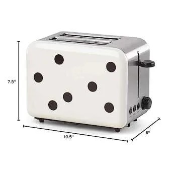 Stylish Kate Spade Deco Dot 2-Slice Toaster for Chic Kitchens