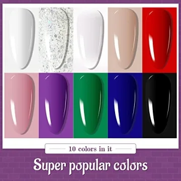 JODSONE Gel Nail Polish Kit - 55 Colors & UV Light