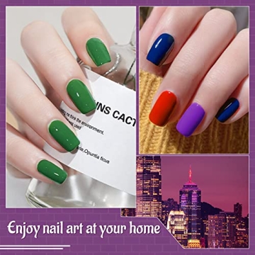 JODSONE Gel Nail Polish Kit - 55 Colors & UV Light