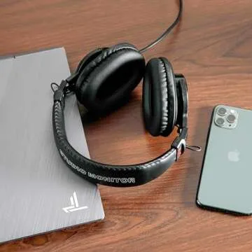 WC Wicked Cushions Replacement Ear Pads for Sony MDR 7506 | Softer Leather, Luxurious Memory Foam, Unmatched Durability | Compatible with MDR 7506 / MDR V6 / MDR CD900ST | (PU Leather)