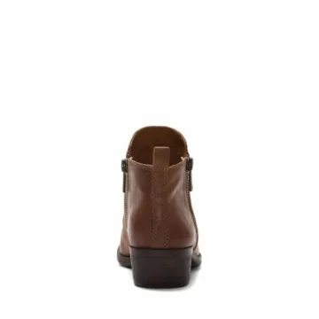 Lucky Brand Lk-Basel Ankle Bootie for Women - Toffee