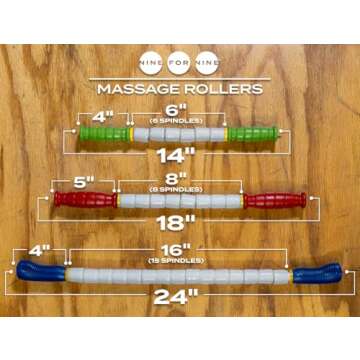 18" Flexible Massage Stick for Full Body Recovery