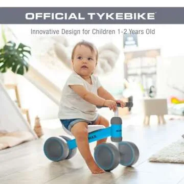 Bammax Official TykeBike® Toddler & Baby Bike | Toddler & Baby Balance Bike Ride On Toy | Easy Glid...