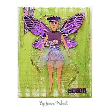 iCraft Deco Foil 5 Transfer Sheets 6" x 12" in Purple