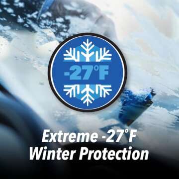 Clean Revolution Advanced All Season Windshield Washer Fluid * Winter Protection to -27F * Water Beading Technology + Bug Wash * Ultra Low VOC Formula